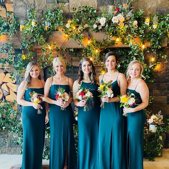 Park & Fifth Green Maxi Dress - Picture 2 of 4